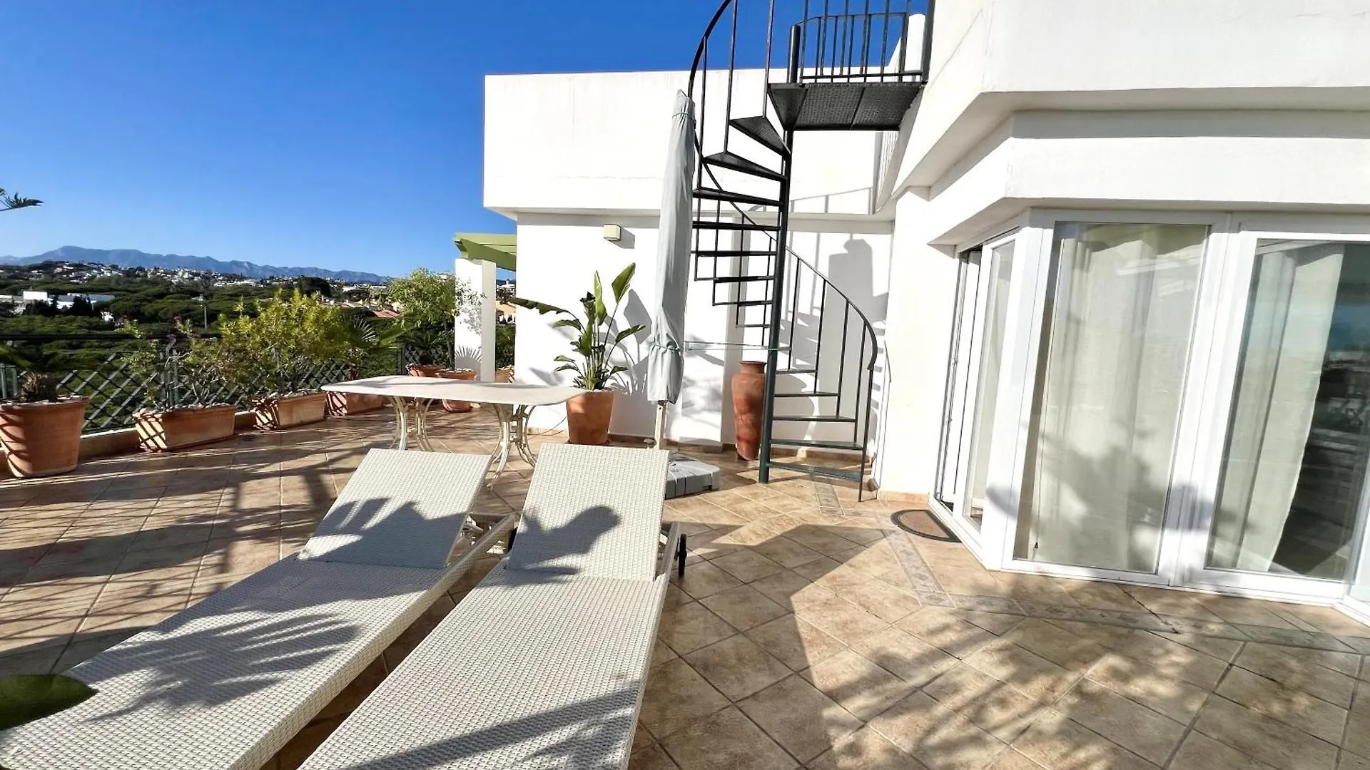 Lägenhet Mi Capricho Beachfront Penthouse With Terrace And Sea View Sitio de Calahonda